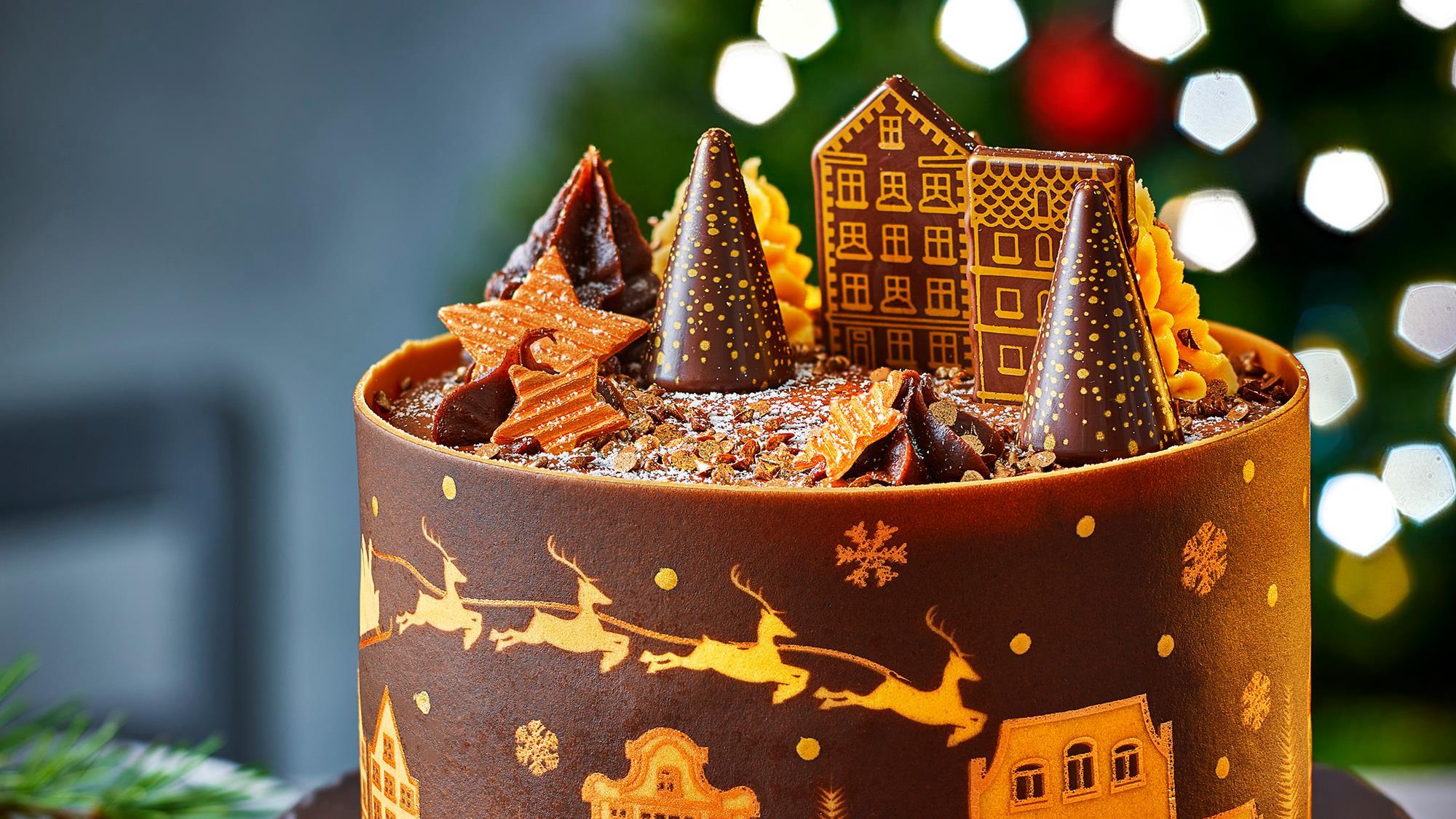 Candy cane pigs in blankets and blonde chocolate popcorn the Tesco