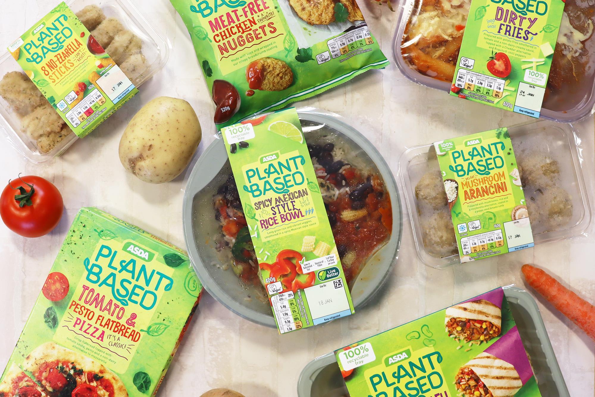 Ownlabel showcase Asda Plant Based vegan range Analysis & Features