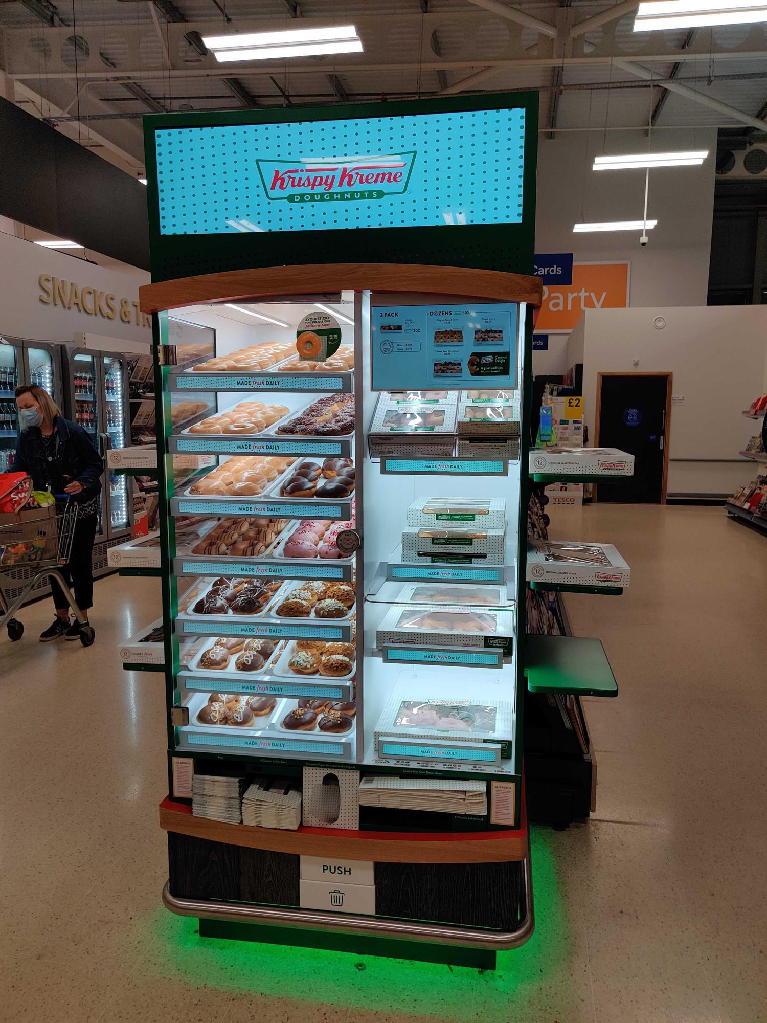 Tesco increases rollout of Krispy Kreme digital display News
