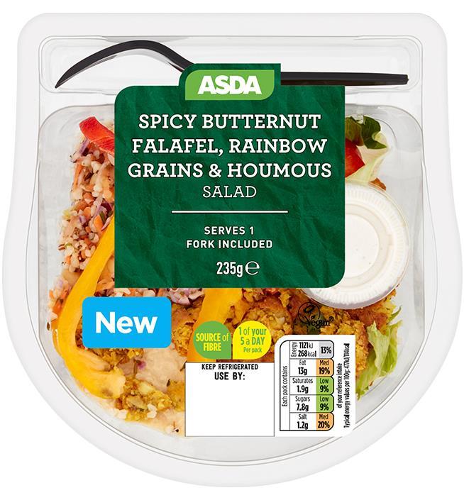 Asda to remove plastic forks from own label salads and protein bowls