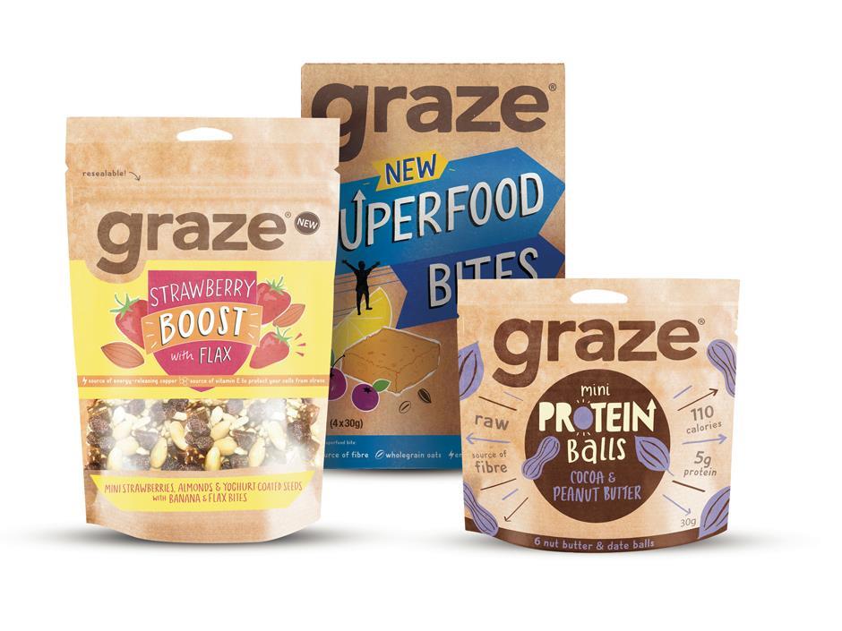 Snacking brand Graze introduces four new grocery ranges News The Grocer
