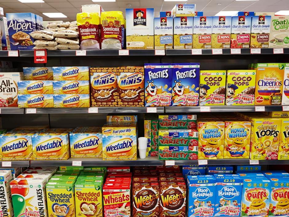 Nestlé commits to 10% cut in average sugar content of UK cereals | News ...