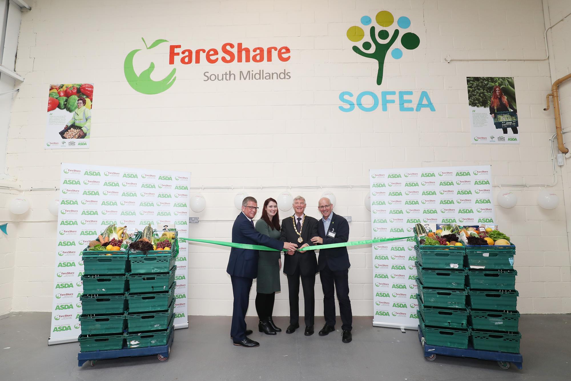 Fareshare Opens New Warehouse After Asda Investment News The