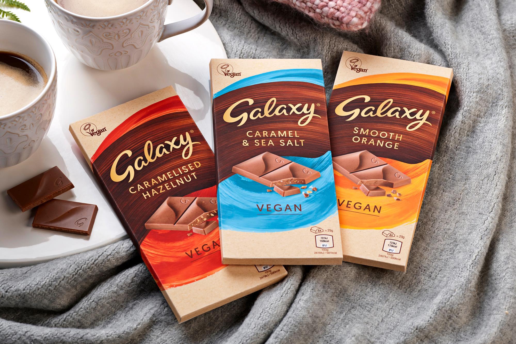 Galaxy goes vegan with trio of plant-based chocolate bars | News | The ...