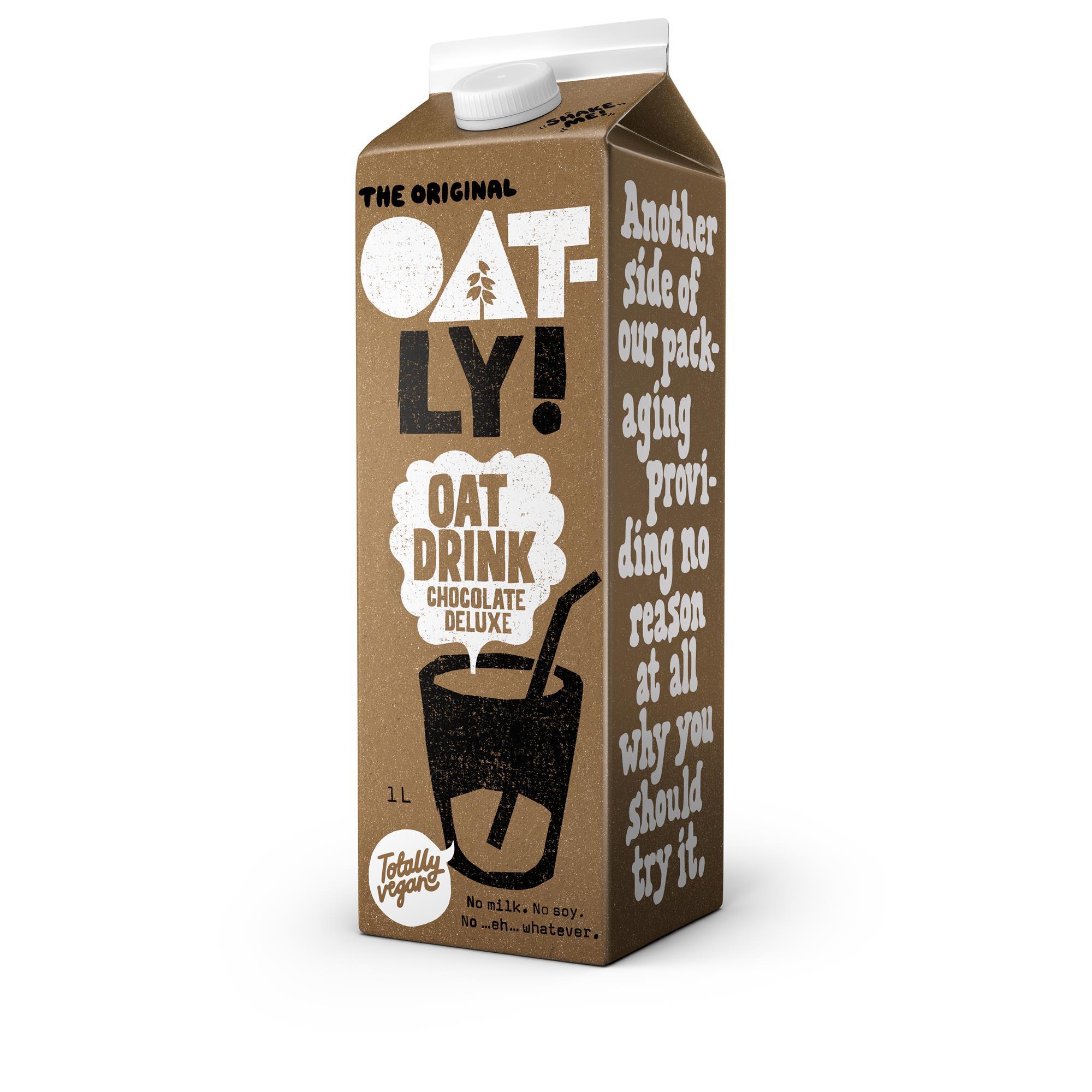 Oatly adds ‘deluxe’ chocolate oat drink | News | The Grocer