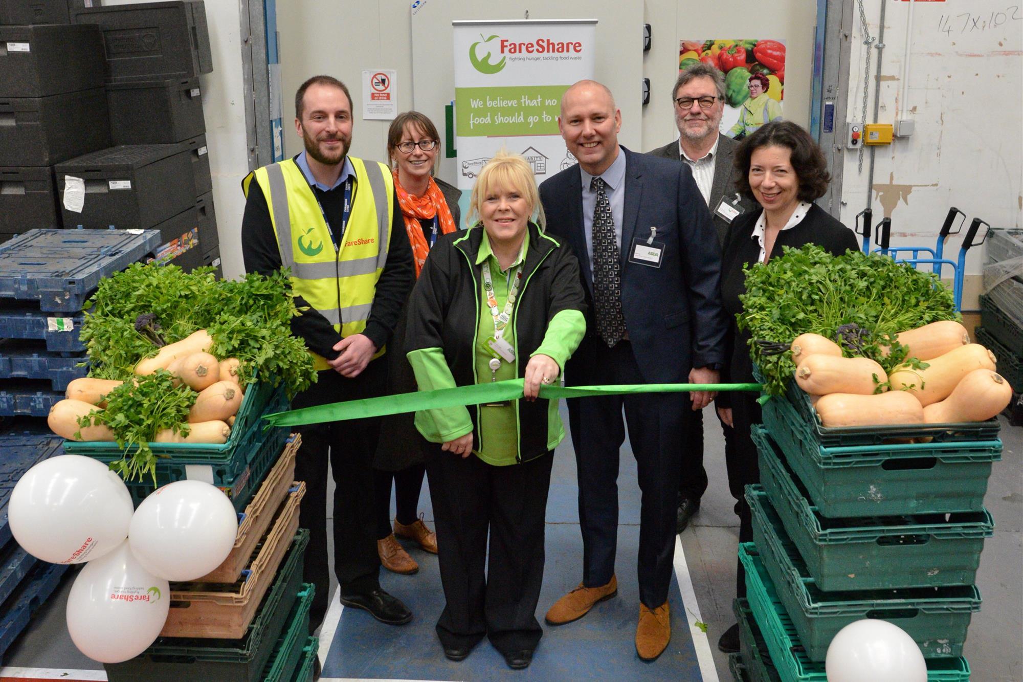 Fareshare Opens New Warehouse With Asda Funding News The Grocer