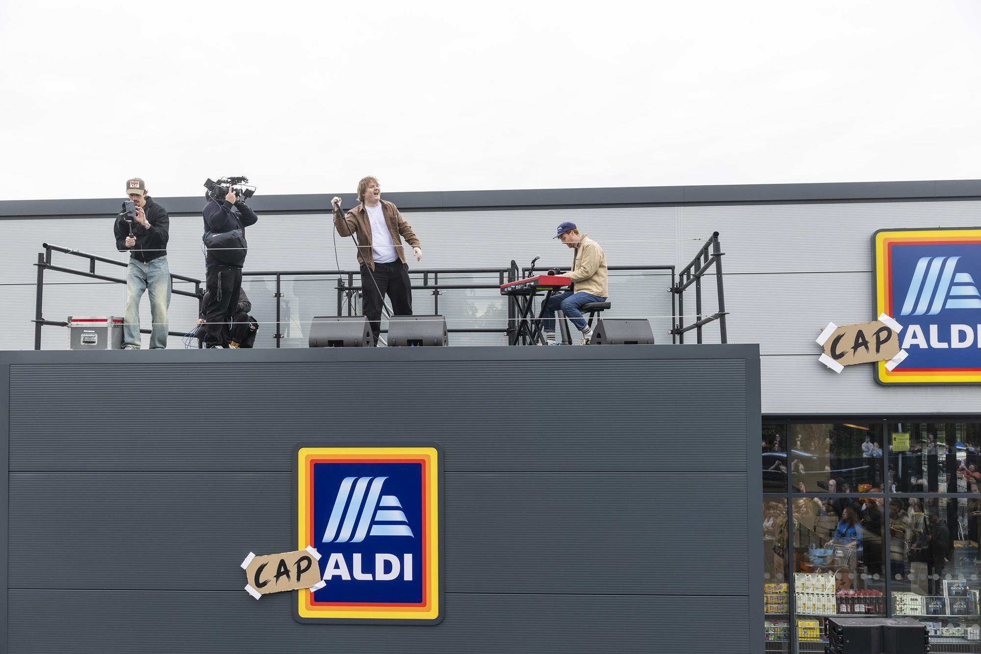 Aldi store becomes 'Cap-Aldi' for Lewis Capaldi gig | The Grocer