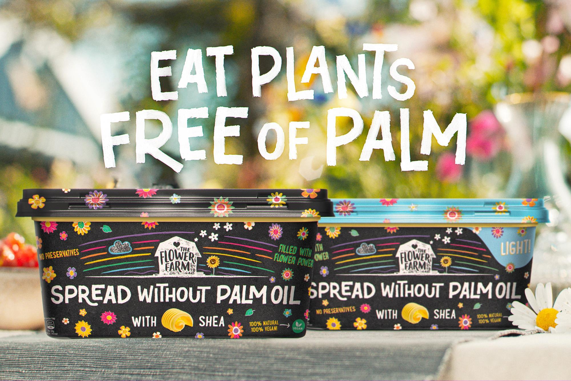 Palm oil-free spread The Flower Farm secures Sainsbury's listing | News |  The Grocer