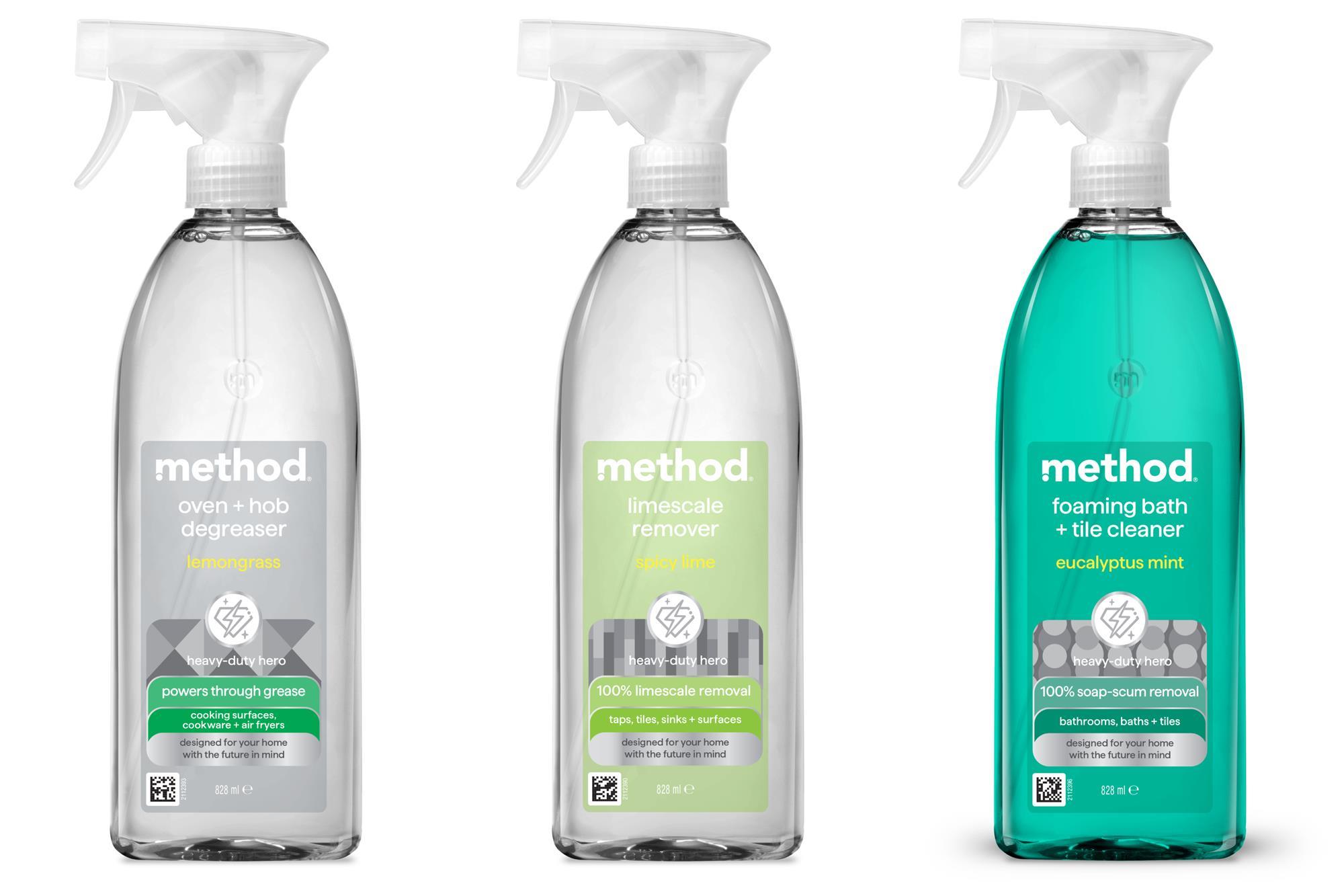 Method takes fight to stubborn grime with new cleaning spray trio | News |  The Grocer