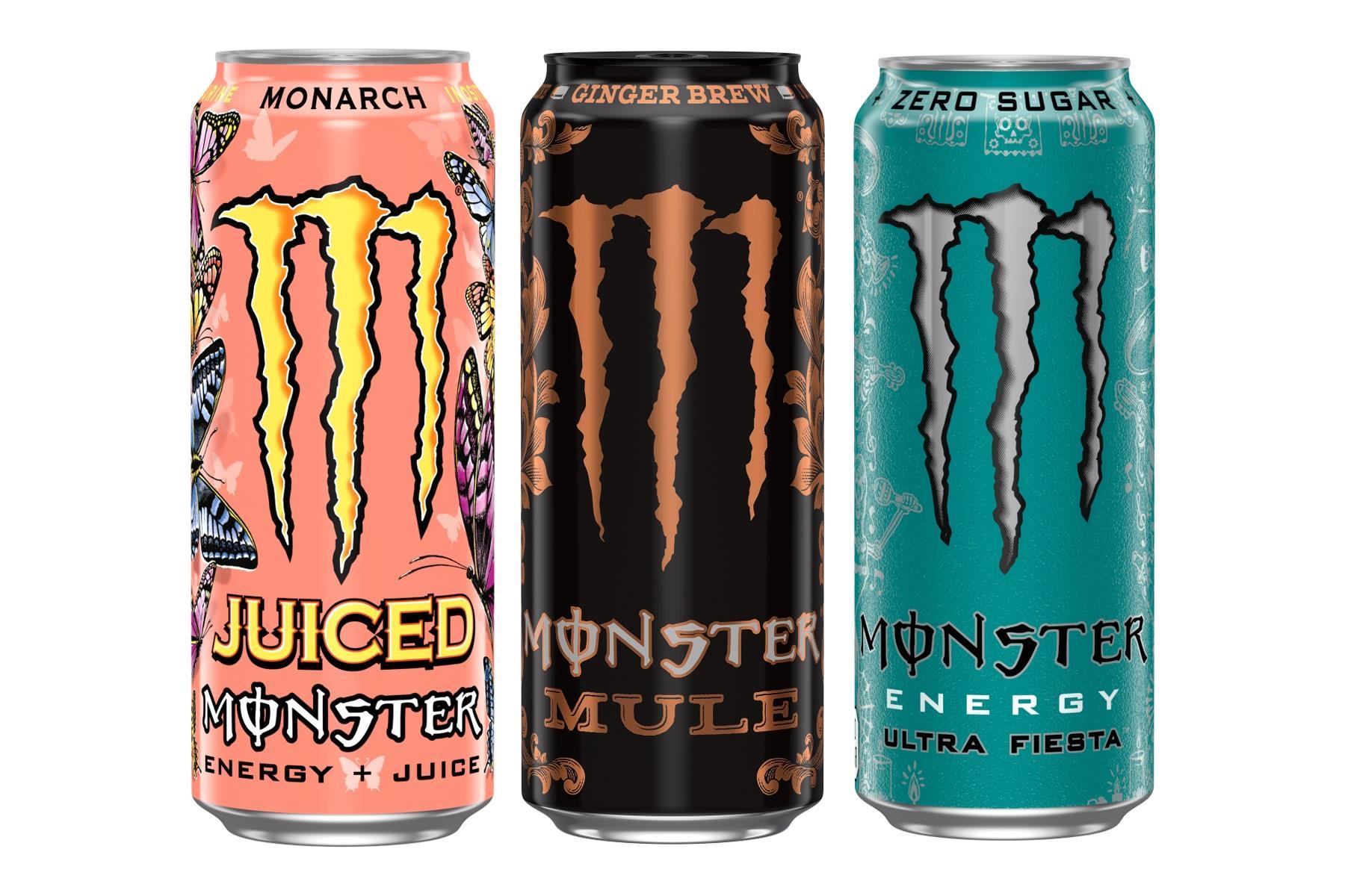 Monster Energy adds new drinks to Core, Ultra and Juiced lineup