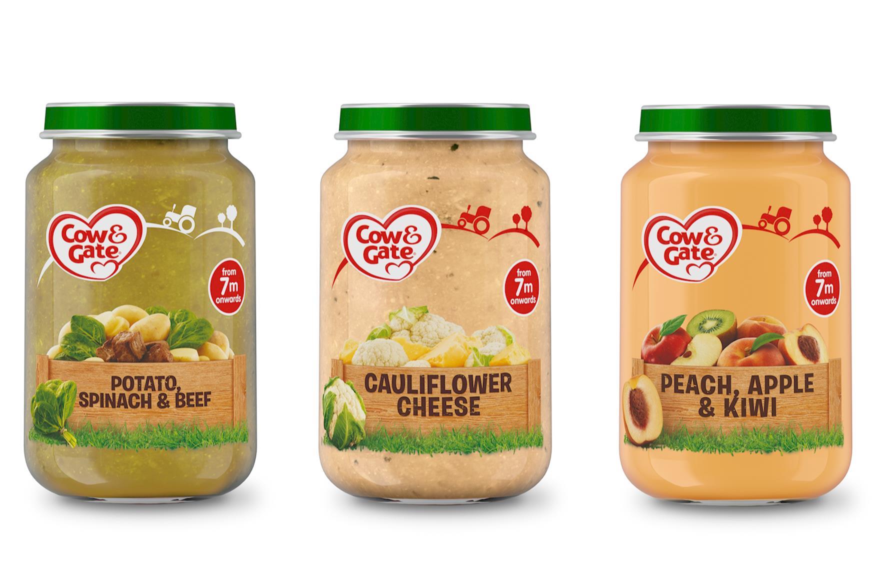 Baby food jars best sale cow and gate