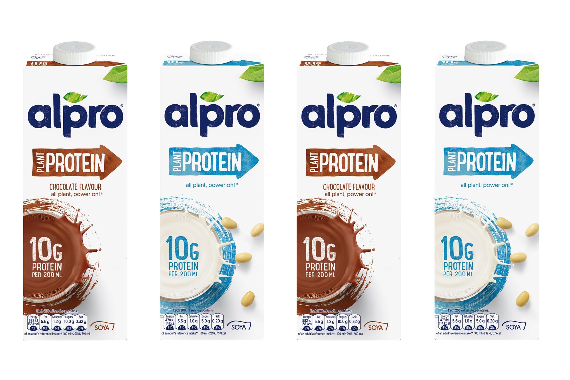 Alpro makes move into high-protein drinks with UHT soya duo, News