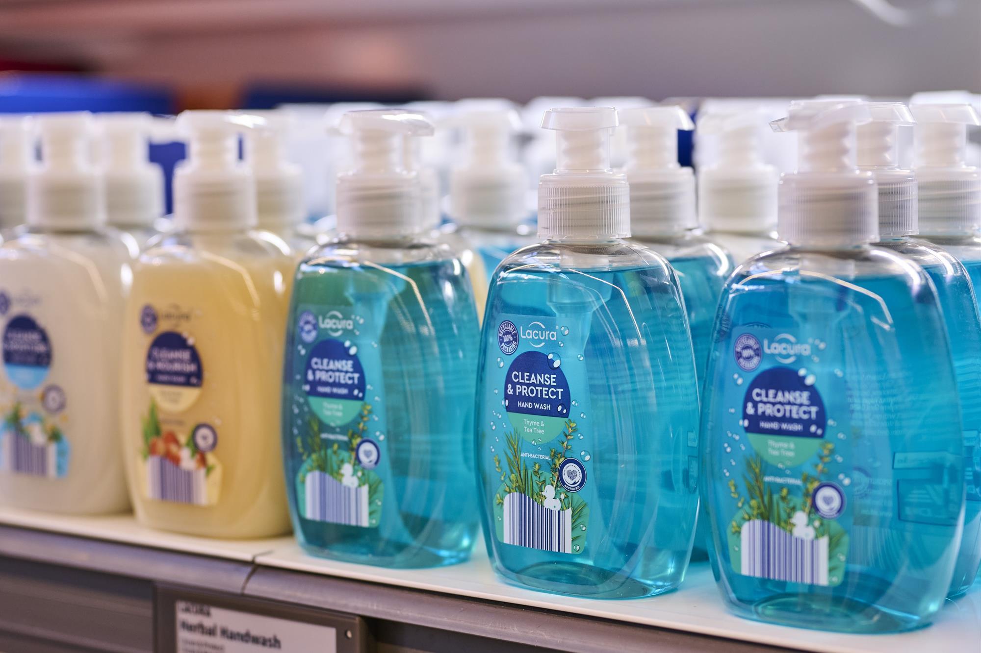 Aldi moves to fully recyclable packaging for own-label handwash | News |  The Grocer