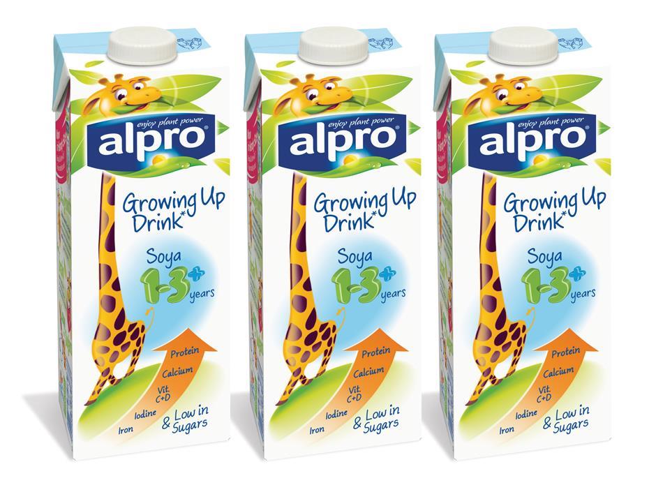 | soya News kids\' chilled adds drink The Alpro | Up Growing Grocer