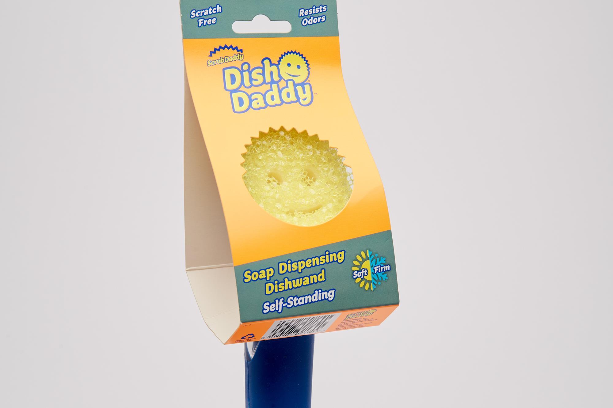 Brand new Dish Daddy! The soap dispensing dish wand available now