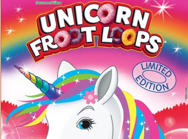 Kellogg's Unicorn Froot Loops, 375 g : : Grocery