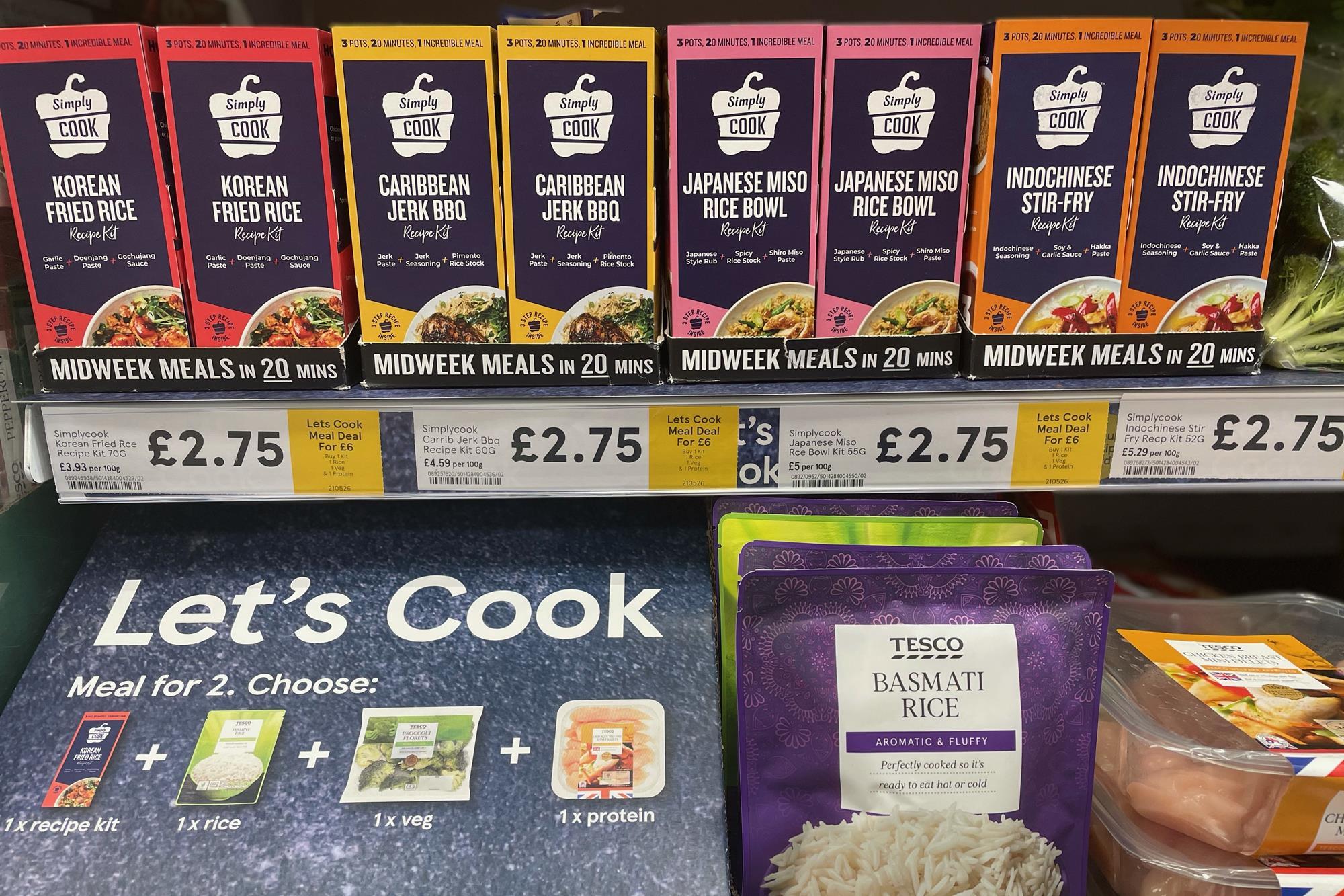 Tesco links with SimplyCook for 'Let's Cook' in-store meal kits