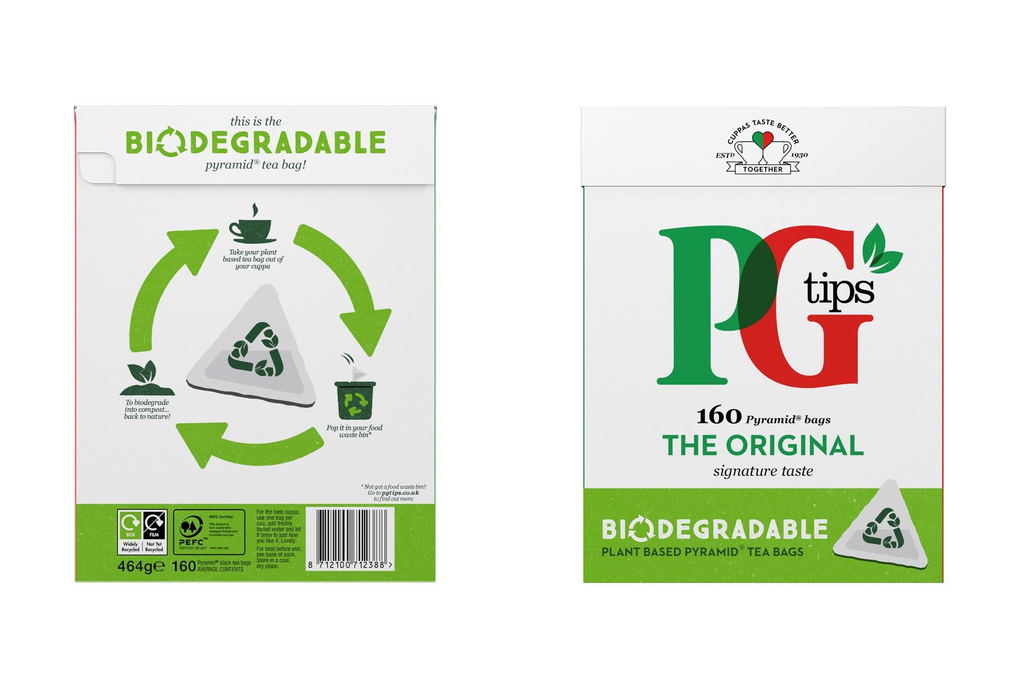 PG Tips announces move to plastic-free biodegradable tea bags