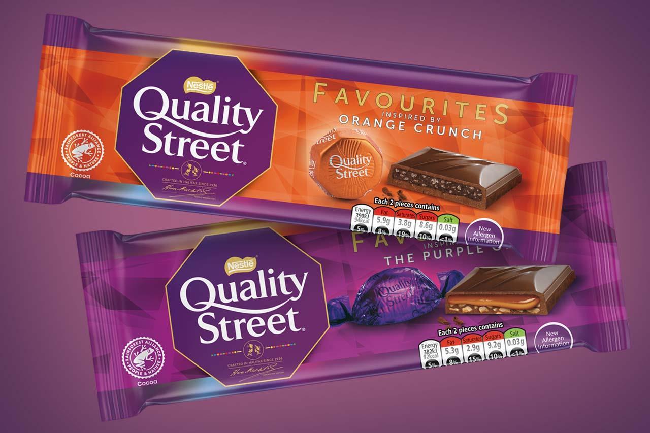 Quality Street to add pair of chocolate bars to lineup