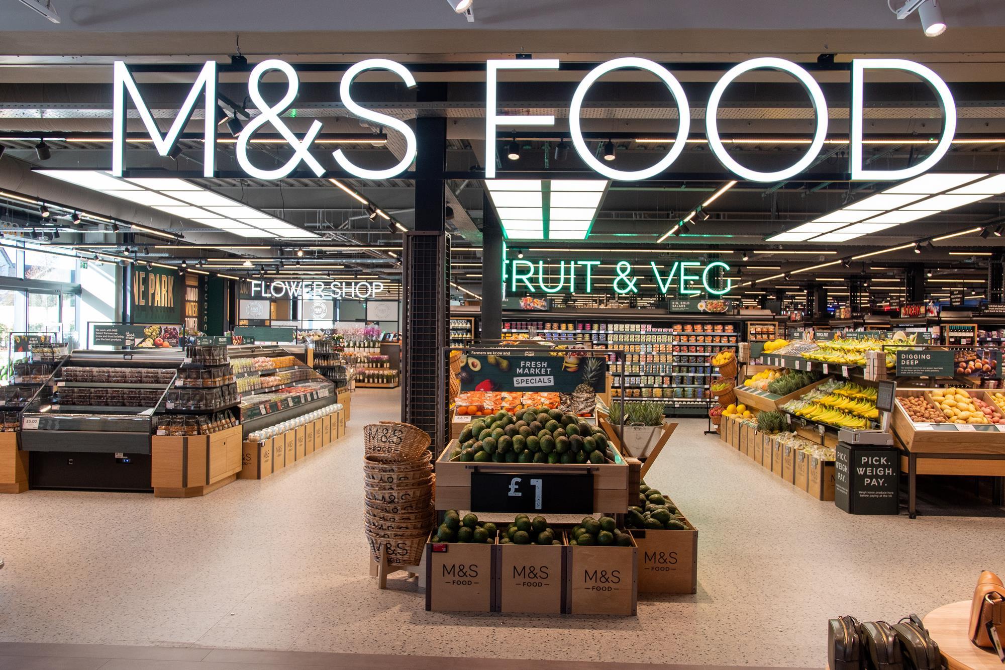 What is M&S's strategy to bag strong second half financial results