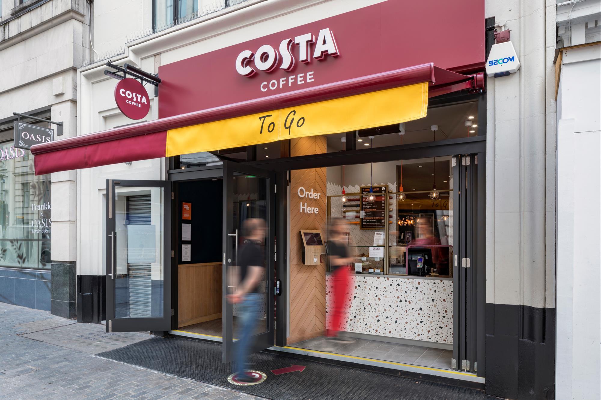 Costa Coffee trials street-facing counter for first time at London store, News