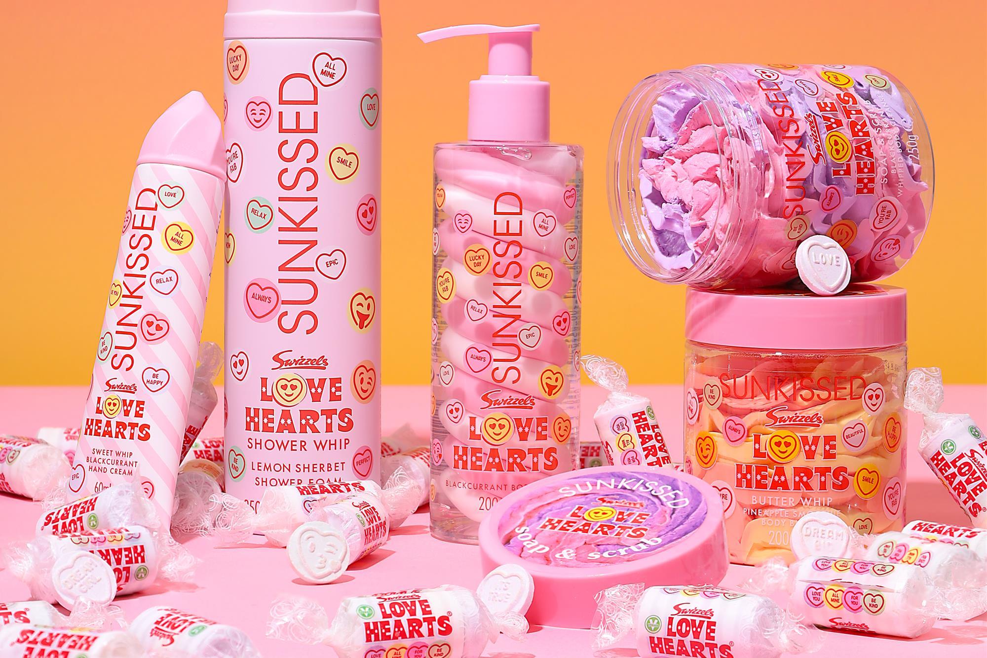 Love Hearts and Sunkissed unveil bath and body range | The Grocer
