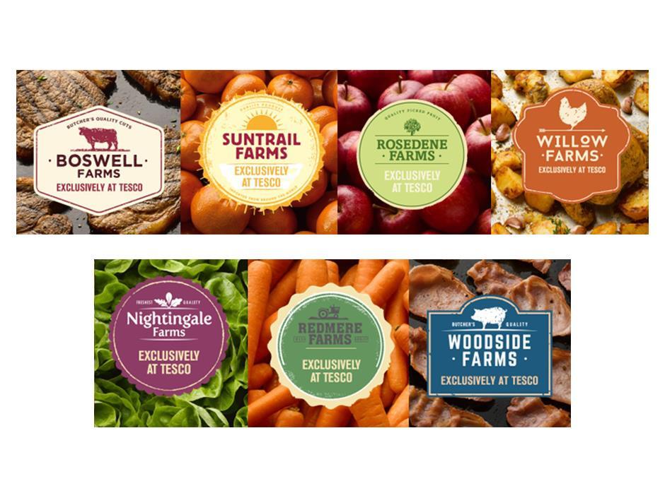 Tesco launches 'Farms' brands to replace Everyday Value lines