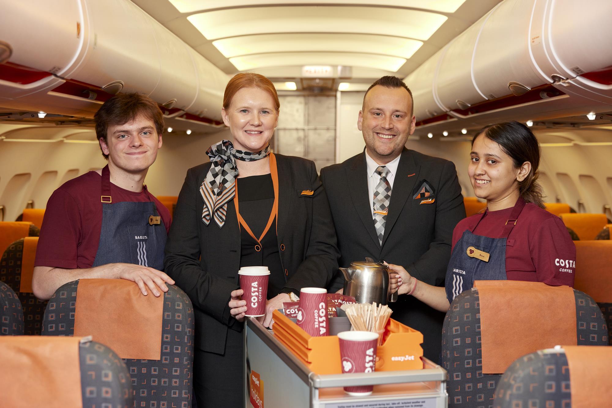 Costa Coffee partners with EasyJet ahead of summer holidays
