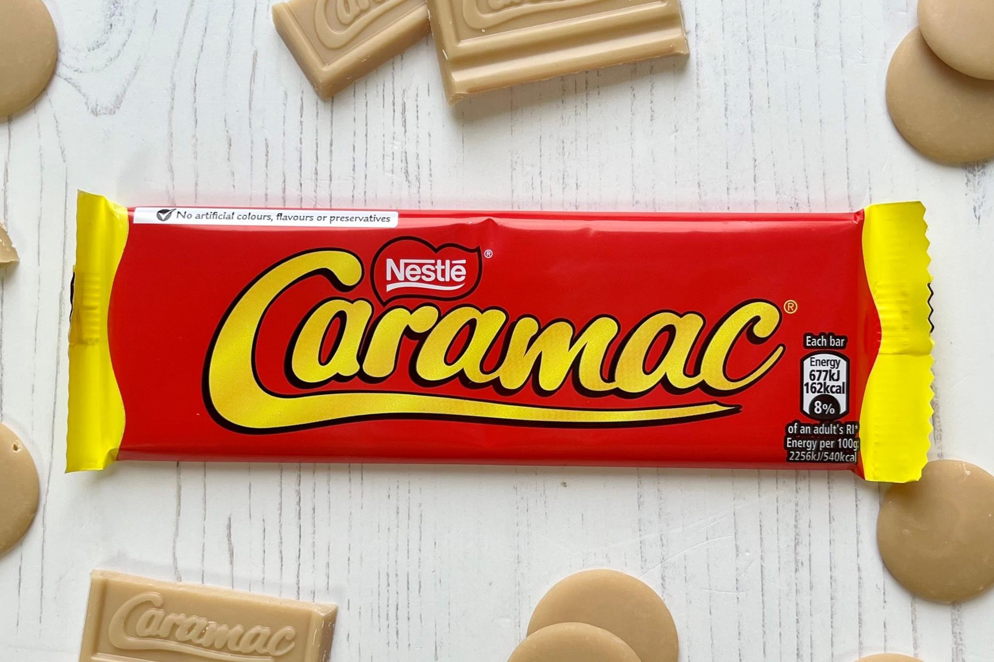 Caramac Logo Scottish Bakery Goes Viral After Revealing Nestle Plan To