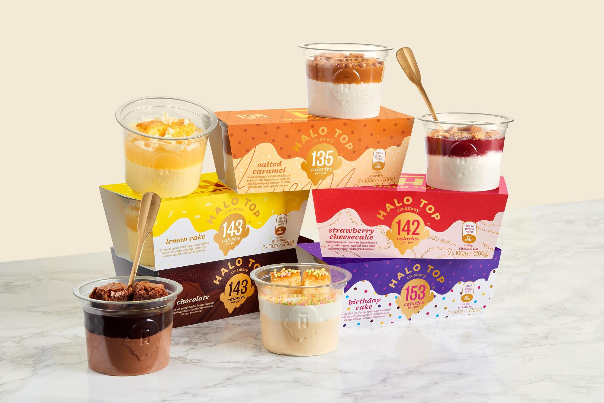 Halo Top expands beyond ice cream with dessert snack range   News ...