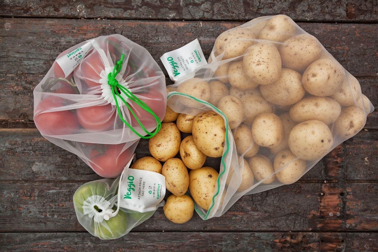 Reusable vegetable outlet bags asda