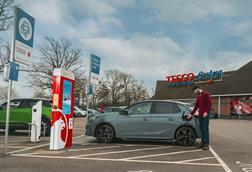 Pod EV charger at Tesco