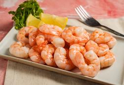 Peeled shrimp on a plate, seafood, shrimp, protein food