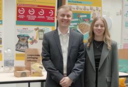Apprentices William Shaw (left) and Josephine Shaw (right)