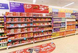 sainsburys kitkat confectionery chocoalte aisle hfss retail media