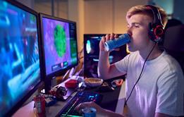 energy drink gamer teen redbull GettyImages-1190647327