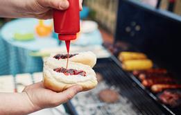 summer bbq barbecue hot dog