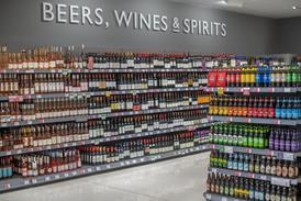 waitrose beer wine spirits aisle alcohol