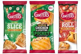 Ginsters festive snacks