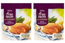 Tesco Free From breadcrumbs