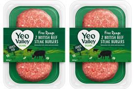Yeo Valley burger