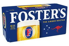 Foster's 10x440ml multipack - 2025 Packaging