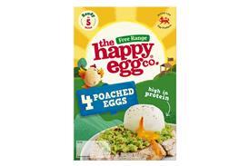 The Happy Egg Co four poached eggs