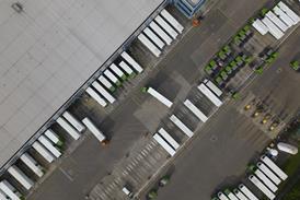 logistics warehouse lorry supermarket suppliers GettyImages-1761686005