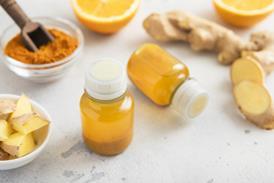 Turmeric juice shot
