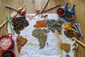 spices world map