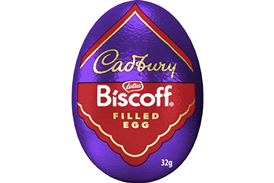 Cadbury Biscoff filled egg