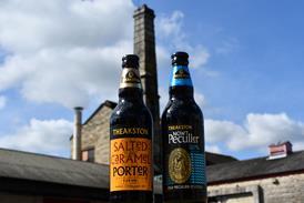 Theakston Nowt Peculier and Salted Caramel Porter landscape