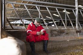 sad farmer farming