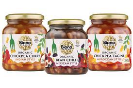 Biona jarred ready meals